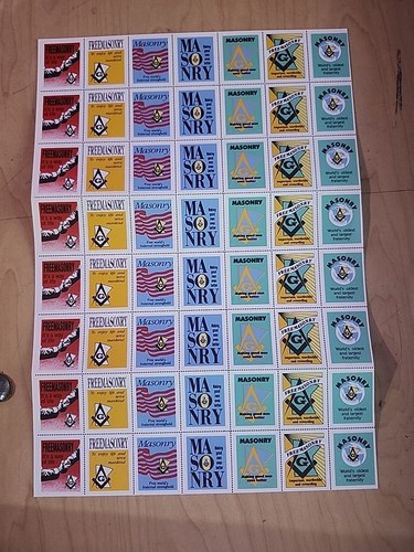 Freemasonry label seal making - freemasonry,