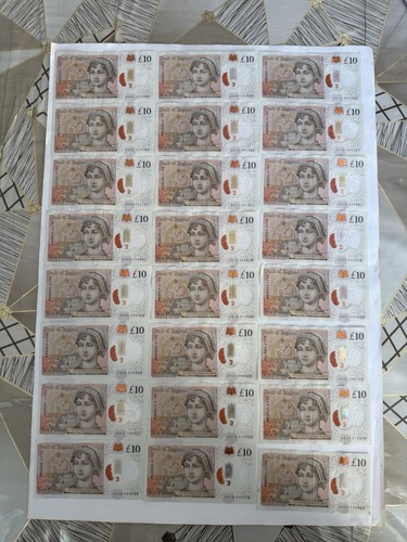 Complete set aa01 aa54 - aa£10,