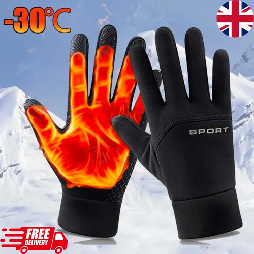 Winter gloves touch - winter, screen