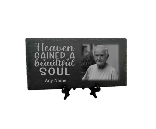 Memorial plaque slate sign - memorial,