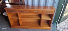 Beautiful Yew Open Bookcase