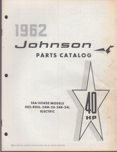 1962 johnson outboard motor - 1962,