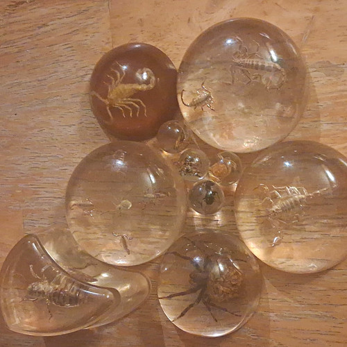 Clear amber resin - clear, &