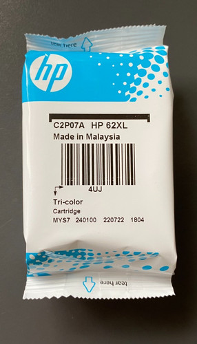 Genuine 62xl ink colour - genuine,