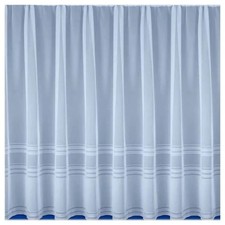 New White Net Curtain 65.5 inch drop X  6.5 metres