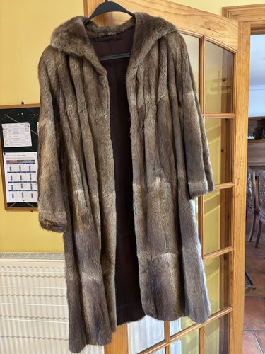 Genuine fur coat - coat., unusual