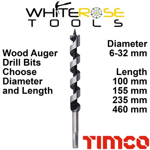 Timco wood auger - wood, drill