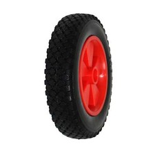 Go Kart 160mm Diameter Pu Wheel Size 1.25-4.00 Red Plastic Karting