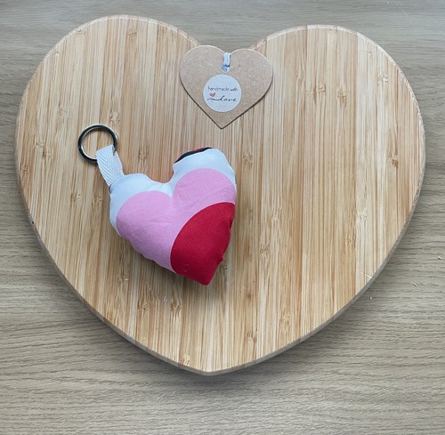 Padded heart keyring orla - , in