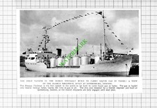 RASMUS THOLSTRUP Liquid Gas Tanker Ship -  1953 Small Cutting