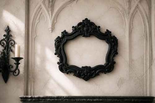 Baroque rococo botanical wall - botanical,
