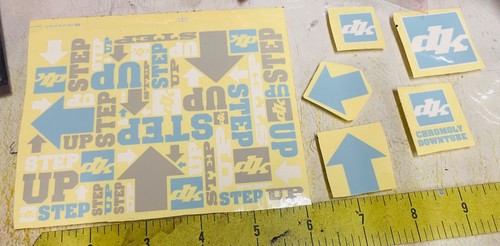 Bmx step stickers decals - up,