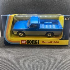 Corgi 493 Mazda B1600 Pickup Truck Blue Vintage 1970s Boxed