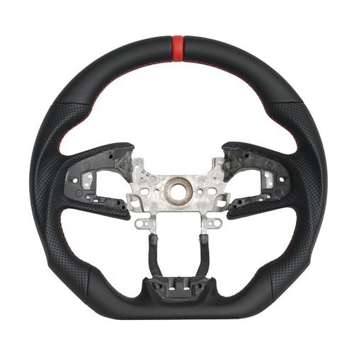 Custom full leather steering - custom,