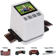 Old Film Scanner 14MP 22MP Converts 126KPK/135/110/Super 8 Films Film Scanner HD