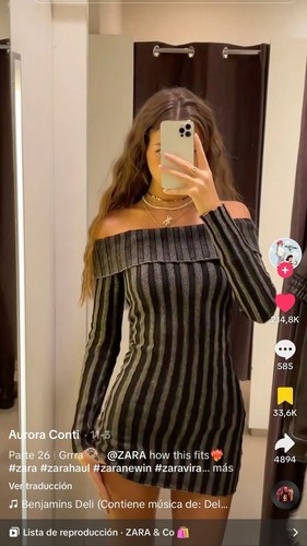 Zara jumper dress - size, l