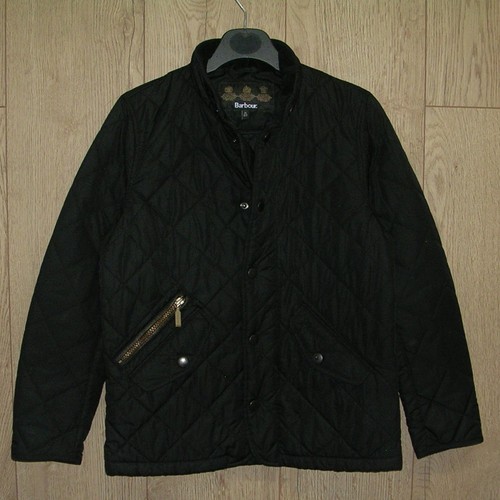 Barbour boys black leather - barbour,