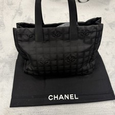 Chanel Black Travel Line Tote