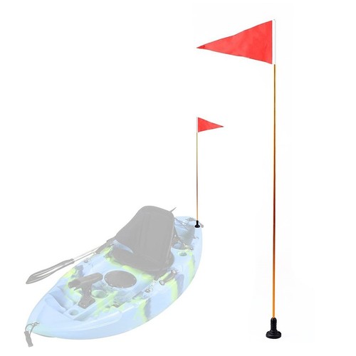 Canoe flag pole mount - canoe,