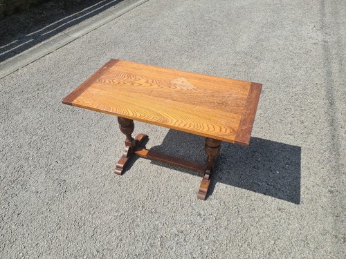 Light oak refectory style long - refectory,