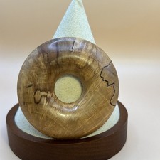 Vintage Wooden Brooch teak wooden Handmade 