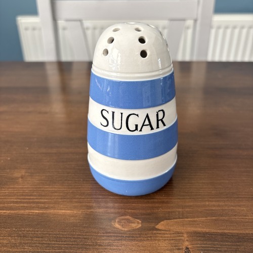 Green cornishware sugar - g,