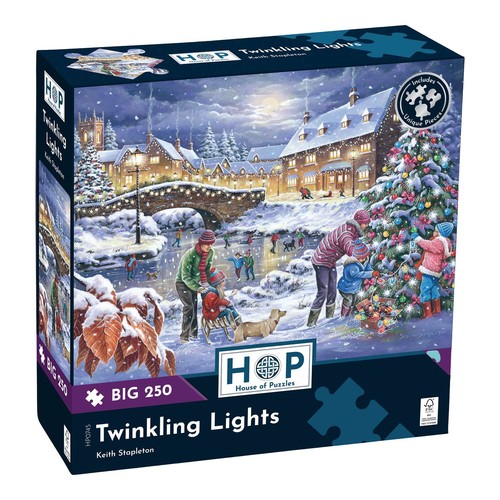 The house puzzles twinkling - the,