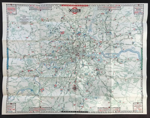 London general omnibus 1928 - london,