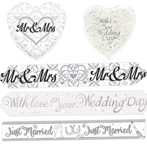 Wedding balloons banners - , just