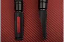 Black-Red Pair of Front Foot Rests 9cm DUCATI MONSTER 1200 M1200 2014-2017