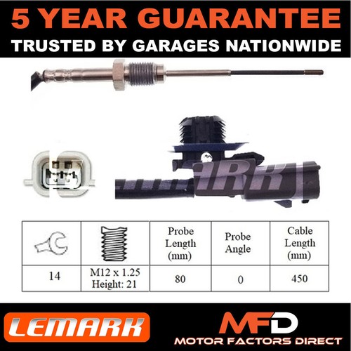 Lemark exhaust gas - gas, temperature