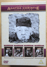 Agatha Christie Miss Marple 4 DVD Box Set Collection Margaret Rutherford Murder