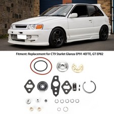 ⁺Turbocharger Repair Rebuild Kit Accessories For CT9 Starlet Glanza EP91 4EFTE