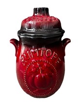 Vintage Rumtopf Jar Burgundy