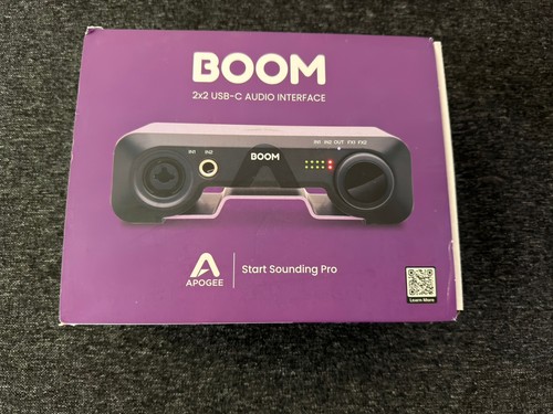 Apogee boom 2x2 - 2x2, audio