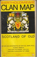 Bartholomews Clan Map Scotland