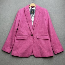 JOULES Tweed Jacket UK 10 Pink