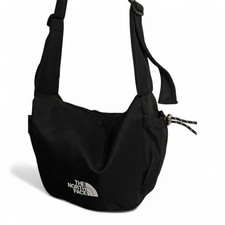 NEW THE NORTH FACE BIG LOGO SHOULDER BAG Black NN2PR21 UNISEX SIZE