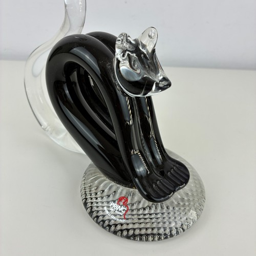 Princ czech art - glass, black