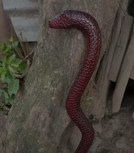 Wooden walking stick - , hand