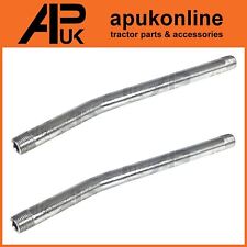 2x Grease Gun Tubes Cranked Rigid 1/8 for JCB Excavator Backhoe Loadall Fastrac