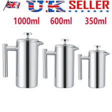 French press coffee maker cafetiere stainless steel plunger filter pour dripper