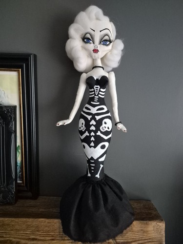 Ooak horror art doll gothic - ooak,