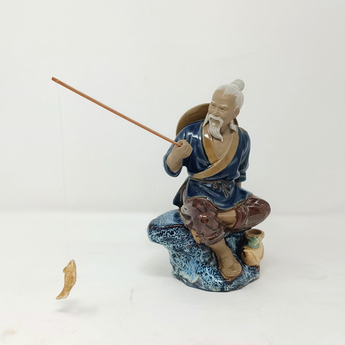 Vintage chinese fishing mudman - vintage,