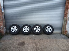 NISSAN NAVARA D22 SET OF 4 16" ALLOY WHEELS WITH TYRES 265/70 R16