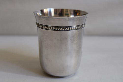 Silver metal timpani pearl - silver,