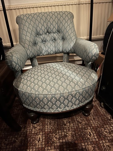 Victorian upholstered open - upholstered,