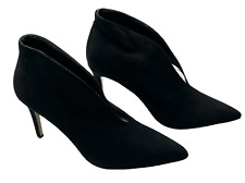 Tetty Ankle Boots Black Suede High Heel Pointed Toe Women’s UK Size 6.5