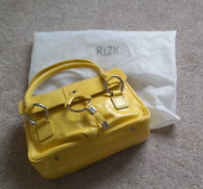 Yellow Leather Handbag Ri2K