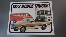 Vtg OEM Orig 1972 DODGE TRUCKS
